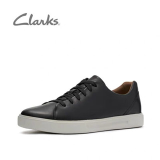 Clarks 【Un Costa Lace】รองเท้าผ้าใบลําลอง หนังวัวแท้ ขนาดเล็ก สีขาว สําหรับผู้ชาย เหมาะกับการเล่นกีฬา