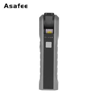 Asafee โคมไฟ LED COB มัลติฟังก์ชั่น แบบแม่เหล็ก แข็งแรง ชาร์จ USB สําหรับบํารุงรักษารถยนต์