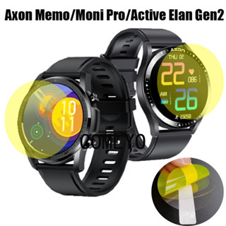 สําหรับ AXON Memo Moni Pro Active Elan Gen2 ป้องกันหน้าจอ สมาร์ทวอทช์ ฝาครอบ บางพิเศษ HD TPU ฟิล์ม