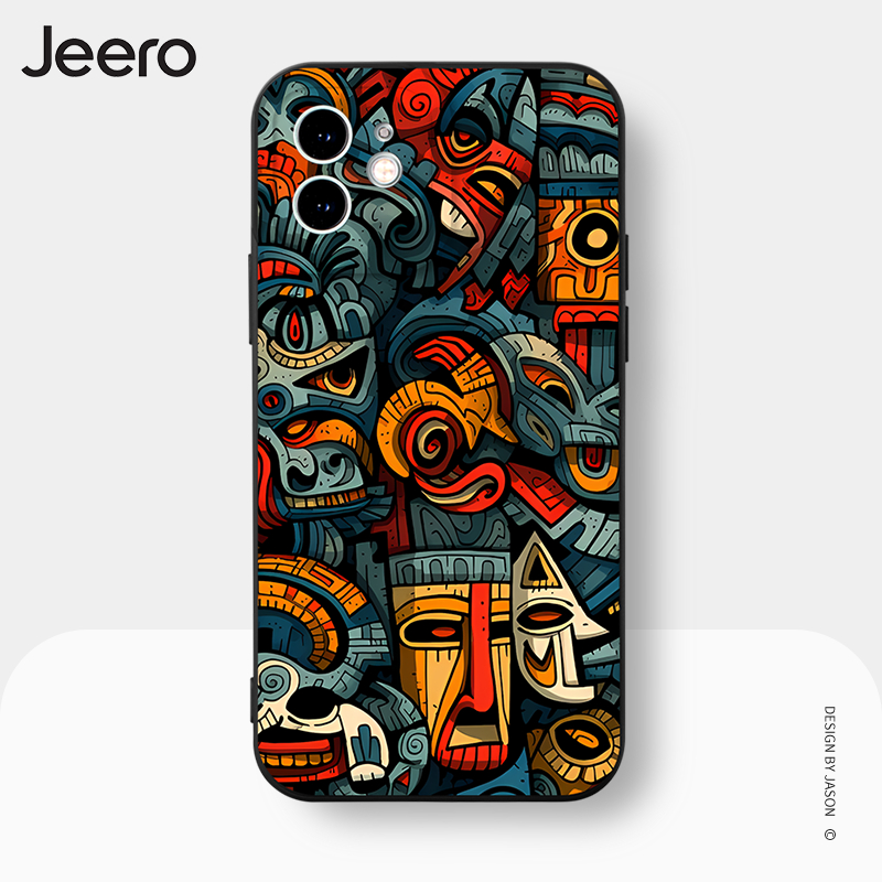 Jeero เคสไอโฟน เคสซิลิโคนนุ่มกันกระแทกการ์ตูนตลก เคสโทรศัพท์ Compatible for iPhone 16 15 14 13 12 11 Pro Max SE 2020 X XR XS 8 7 Plus พลัส HFE2597