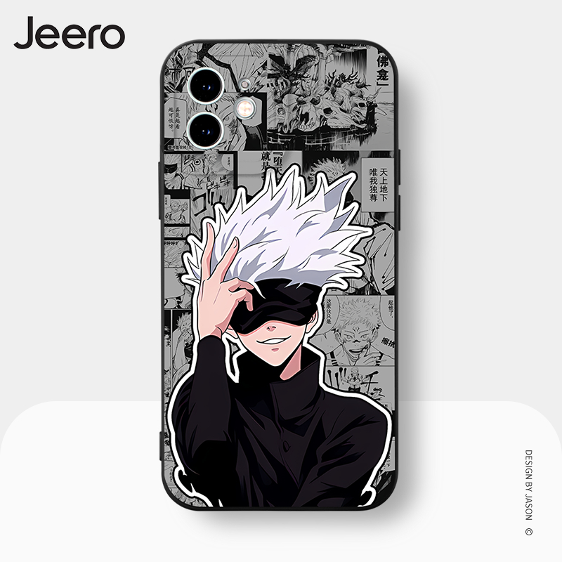 Jeero เคสไอโฟน เคสซิลิโคนนุ่มกันกระแทกการ์ตูนอนิเมะตลก เคสโทรศัพท์ Compatible for iPhone 16 15 14 13 12 11 Pro Max SE 2020 X XR XS 8 7 Plus พลัส HFE2606