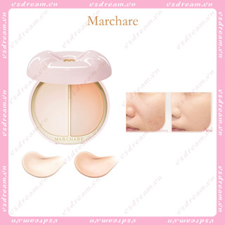 Marchare March Rabbit คอนซีลเลอร์พาเลท สองสี ให้ความชุ่มชื้น ปกปิดจุดด่างดํา รอยสิว รอยฉีกขาด รอยคล้ําใต้ตา