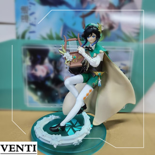 ใหม่ โมเดลฟิกเกอร์ Pvc เกม Genshin Impact Traveler Lumine Aether Venti ของเล่นสะสม สําหรับเด็ก