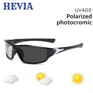 Hevia UV400 แว่นตาโพลาไรซ์ โฟโตโครมิก เปลี่ยนสีอัตโนมัติ เวลากลางวัน สําหรับผู้ชาย PG038