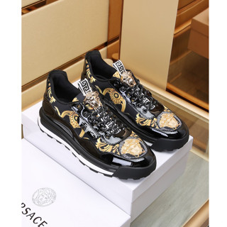 Versace รองเท้ากีฬาลําลอง ระดับไฮเอนด์ แฟชั่นหรูหรา สําหรับผู้ชาย