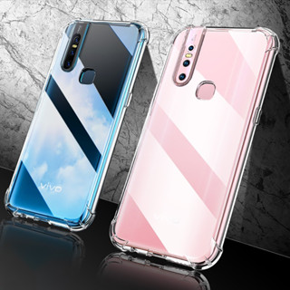 เคสใส กันกระแทก for Vivo X70 X60 X50 Pro+ Y20sG V2043 V2026 V2027 V2048 V11 S1 Pro Y31 Y12 Y15 Y17 Y12G Y19 Y20 sG Y20s Y12A Y12s Y95 Y93 Y91 Y91i V2029 V2102 V2038 Transparent Shockproof Phone Cases