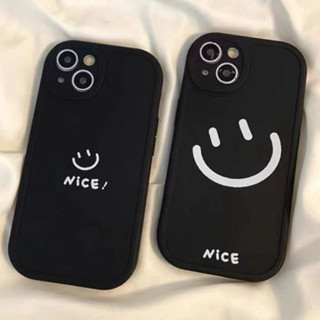 เคส Redmi TPUอ่อนเคส For Xiaomi 12 11T Mi 11 Lite 5G NE Poco X3 Pro X4 M4 Redmi Note 12 9 8 10 11 9s 10s 11s 9C NFC 10C 10A 9T เคสมือถือเรดมี่ Couple NICE smiley face เคสโทรศัพท์มือถือ