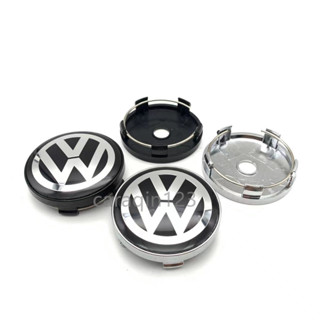 ฝาครอบดุมล้อรถยนต์ ลายโลโก้สัญลักษณ์ Volkswagen 60 มม. 4 ชิ้น ต่อล็อต