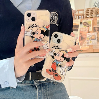 เคสโทรศัพท์มือถือ ลายการ์ตูนดิสนีย์ มิกกี้เมาส์น่ารัก สําหรับ iPhone 14Pro max case 13Pro max 12Pro max เคส 14Pro 13Pro 12Pro 11 12 13 14 case