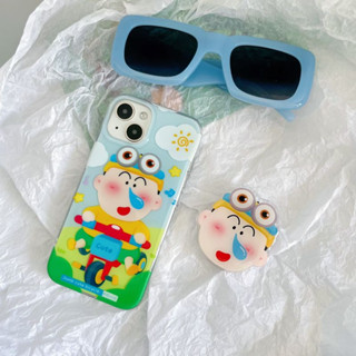 เคสโทรศัพท์มือถือ ลายการ์ตูนชินโนสุเกะน่ารัก พร้อมขาตั้ง สําหรับ iPhone 14Pro max case 13Pro max 12Pro max 14Pro 13Pro 12Pro 11 12 13 14 case