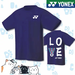 Yonex ใหม่ ชุดเสื้อกีฬาแบดมินตัน YY แบบแห้งเร็ว สําหรับผู้ชาย และผู้หญิง 2023