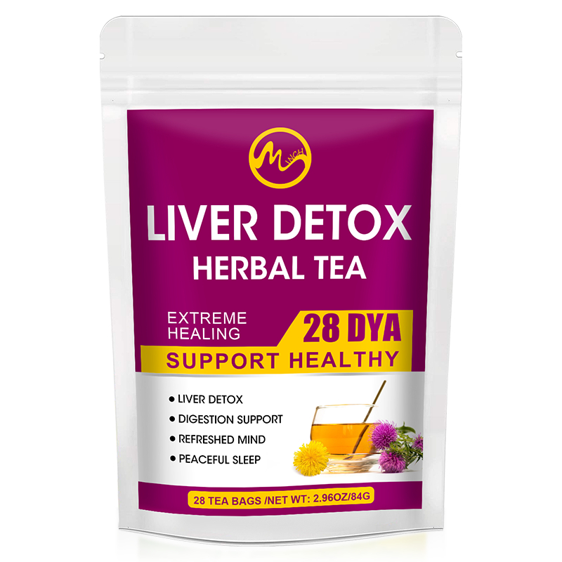 Minch Liver Detox Tea ถุงชาธรรมชาติ 100% รองรับระบบ Clearing Away Heat Detoxifying Metabolsm