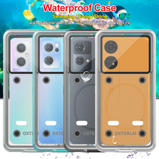 เคสใส กันน้ํา IP68 360 องศา สําหรับ OPPO Reno 7 Pro 5G 7Z 8Z Reno8 8T 4G