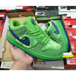 Grateful Dead x Nike SB Dunk รองเท้าบาสเก็ตบอล น้ําหนักเบา สีเขียว