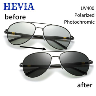 Hevia Uv400 แว่นตากันแดด เลนส์โพลาไรซ์ คุณภาพดี สําหรับผู้ชาย และผู้หญิง