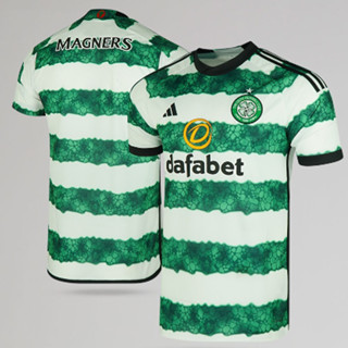 เสื้อกีฬาแขนสั้น ลายทีมชาติฟุตบอล Celtic Home 2023-24 ชุดเหย้า