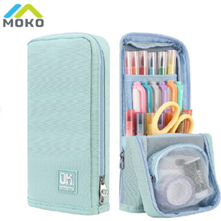 Housolution Multi-Layer Large Capacity Standing Pencil Case, Stationery Organizer