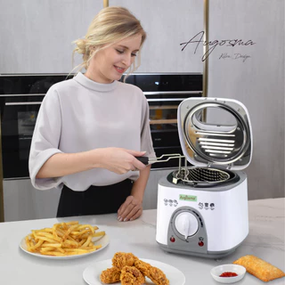 Augosma หม้อทอดไฟฟ้า เตาทอดไฟฟ้า 1 ลิตร เตาทอดเฟรนฟราย เฟรนฟราย Electric Oil Deep Fryer KL-809