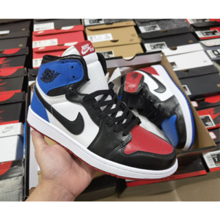 รองเท้าบาสเก็ตบอล Jordan Air Jordan 1 กันลื่น ทนต่อการสึกหรอ สไตล์เรโทร