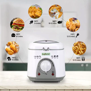 Augosma หม้อทอดไฟฟ้า เตาทอดไฟฟ้า 1 ลิตร เตาทอดเฟรนฟราย เฟรนฟราย Electric Oil Deep Fryer KL-809