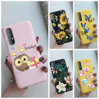 เคสซิลิโคนนิ่ม ลายการ์ตูนผีเสื้อ ดอกไม้ สําหรับ OPPO Reno3 Pro 5G OPPO Find X2 Neo