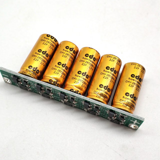 โมดูลพาวเวอร์แอมป์ CDA 13.5V4.4F แบตเตอรี่สํารอง 12V 2.7V22F 16V1.6F ประสิทธิภาพสูง สีทอง 1 ชิ้น