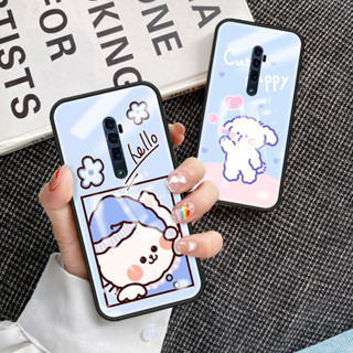 เคสโทรศัพท์มือถือกระจกนิรภัย TPU แบบนิ่ม ขอบแข็ง กันกระแทก สําหรับ OPPO Reno 10X Zoom Reno 10X Zoom เคส