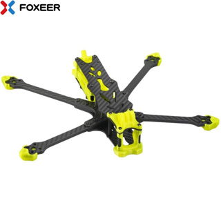 Foxeer Aura กรอบคาร์บอน 7 นิ้ว V2 7 นิ้ว LR 300 มม. T700 พร้อมแขน 5.5 มม. สําหรับเครื่องบินบังคับ FPV Long Range Analog O3 HDZero Vista