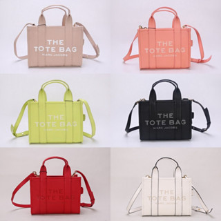 Marc jacobs กระเป๋าช้อปปิ้ง หนังวัว ขนาดเล็ก สี่สี สําหรับผู้หญิง 2021