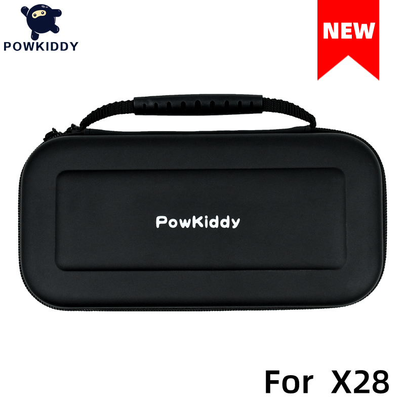 POWKIDDY กระเป๋า Fit สําหรับ X55 X28 คอนโซลพร้อมฟิล์มนิรภัยถุงเก็บเกมเคสป้องกัน