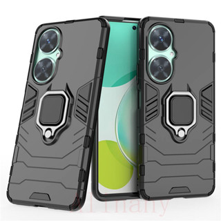 เคส Huawei Nova 11i ฮาร์ดเคสกันกระแทกเคสโทรศัพท์ Hybrid Armor Shockproof Ring Phone Case Huawei Nova11i Cover Stand