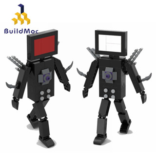 Buildmoc Skibidi บล็อคตัวต่อ เกมห้องน้ํา Titan TV Man Titan ของเล่นเสริมการเรียนรู้ สําหรับเด็กผู้ชาย 166 ชิ้น