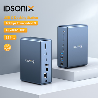 iDsonix อะแดปเตอร์ฮับเชื่อมต่อ USB C Type C Thunderbolt 3 เป็น 4K HDMI USB 3.1 สําหรับ Macbook แล็ปท็อป