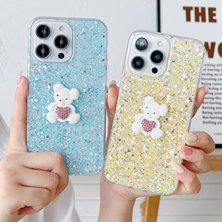 เคสโทรศัพท์มือถือ ลายหมีน่ารัก สําหรับ Vivo Y91 Y95 Y91C Y93 Y91i Y1S S1 PRO Y19 Y11 U10 Y12 Y15 Y17 Y20 Y20i Y20S Y12A Y12S V2026