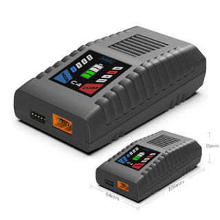 Toolkitrc ที่ชาร์จแบตเตอรี่ C4 240V 50W 4A AC ปลั๊ก XT60 12-bit ADC สําหรับแบตเตอรี่รถบังคับ 1-4S LIPO LIHV LIFE 5-8S NiMH NICD