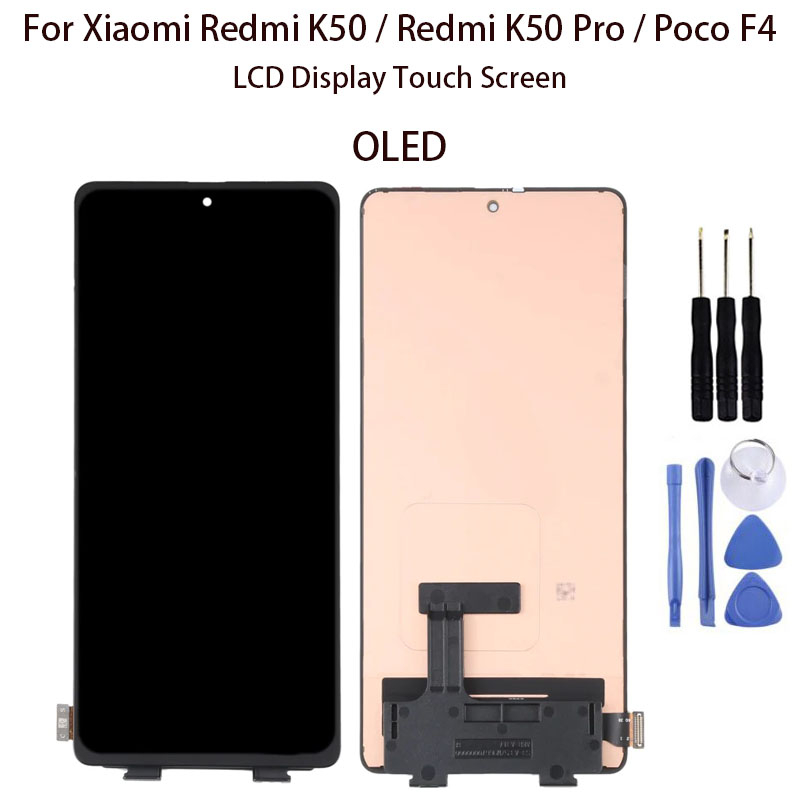 อะไหล่หน้าจอสัมผัส LCD แบบเปลี่ยน สําหรับ Xiaomi Redmi K50 Redmi K50 Pro Poco F4
