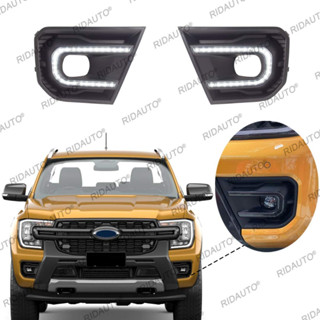 หลอดไฟตัดหมอก ไฟเลี้ยว สีเหลืองอําพัน สําหรับ Ford Ranger T9 WILDTRAK 2022 2023 2 ชิ้น