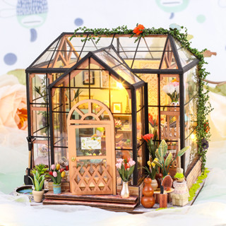 Cutebee Lucy Greenhouse บ้านตุ๊กตาDIY โมเดลบ้าน บ้านของเล่น โมเดลบ้านจิ๋ว