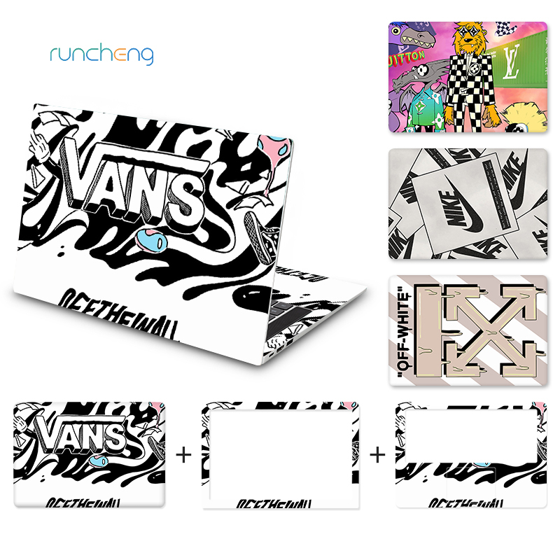 [3 ชิ้น] สากล ทําเอง หรูหราผลิตภัณฑ์โลโก้ออกแบบแล็ปท็อปคอมพิวเตอร์ผิวกันน้ําป้องกันฝุ่นน้ํามันหลักฐานวัสดุพีวีซีสติกเกอร์แล็ปท็อป 12/13/14/15/17