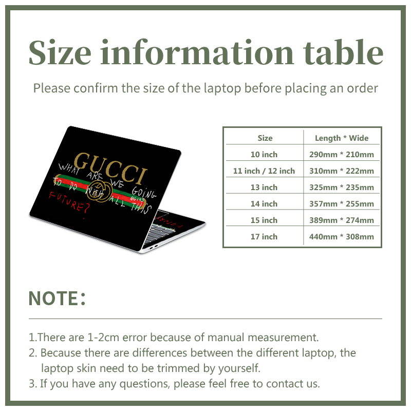 [3 ชิ้น] สากล ทําเอง หรูหราผลิตภัณฑ์โลโก้ออกแบบแล็ปท็อปคอมพิวเตอร์ผิวกันน้ําป้องกันฝุ่นน้ํามันหลักฐานวัสดุพีวีซีสติกเกอร์แล็ปท็อป 12/13/14/15/17 - รูปที่ 4