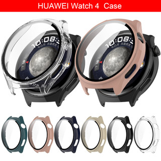 สําหรับ Huawei watch 4 เคส กระจกนิรภัย ป้องกันหน้าจอ + PC กรอบแข็ง เคส 2023 ใหม่ เคสสมาร์ทวอทช์