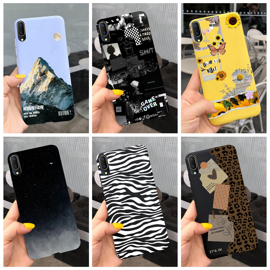 Vivo V11 Pro 1804 1814 / V11i V11 (อินเดีย) 1806 รูปแบบที่มีสไตล์ เจลลี่ ซิลิโคน เคสนิ่ม
