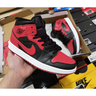 รองเท้าบาสเก็ตบอลลําลอง NK Air Jordan 1 สไตล์เรโทร