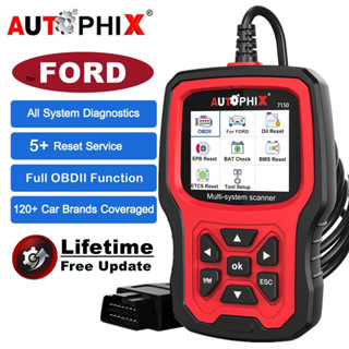 Autophix 7150 เครื่องสแกนเนอร์ OBD2 แบบเต็มระบบ สําหรับ Ford เครื่องมือวิเคราะห์รถยนต์