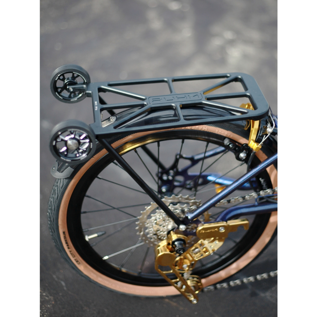 Ruhm A Line C Line Shelf สําหรับชั้นวางสินค้าจักรยานพับ Brompton Pusher