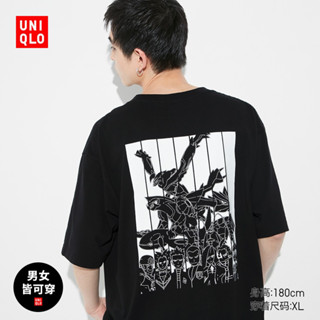 Uniqlo เสื้อยืดแขนสั้น พิมพ์ลาย Pok é Mon สําหรับผู้ชาย ผู้หญิง (UT) 462032