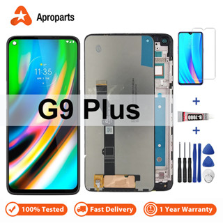 ชุดประกอบหน้าจอสัมผัส LCD พร้อมกรอบ สําหรับ Motorola Moto G9 Plus XT2087-1