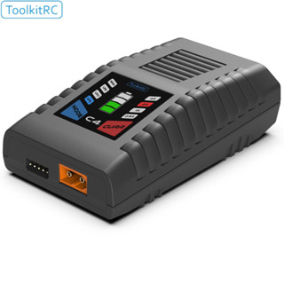 Toolkitrc C4 ปลั๊กชาร์จแบตเตอรี่ 50W 5A AC XT60 สําหรับโดรนบังคับ LIPO LIHV LIFE 2~4S NIMH NICD 5~8S FPV