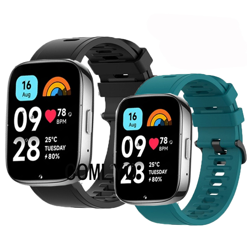 สําหรับ Redmi Watch 3 Active Strap Smart Watch สายรัดข้อมือซิลิโคนอ่อนนุ่ม