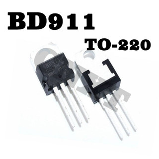 5 ชิ้น  BD911 BD912 15A/100V In-line TO-220 ทรานซิสเตอร์ดาร์ลิงตัน